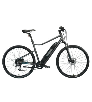 Bicicleta eléctrica de trekking Riverside 500 E Gris