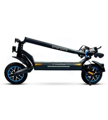 Patinete eléctrico SmartGyro Crossover Dual Max C, color negro