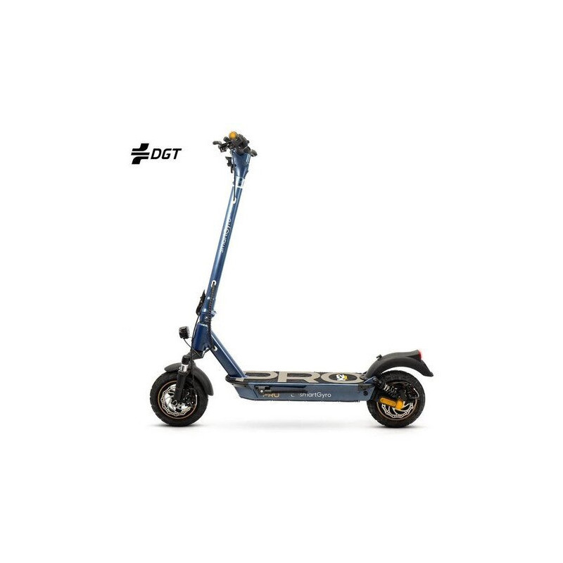 Trottinette électrique SmartGyro K2 Pro 1000 W 10" | Certifiée DGT | Bleu / Noir