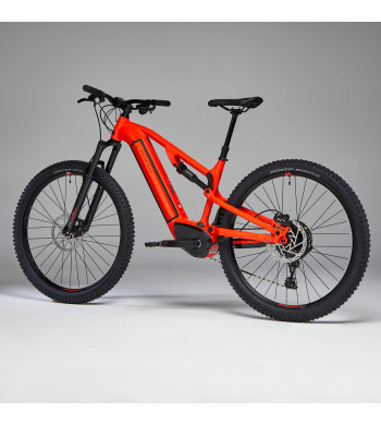 Bici eléctrica montaña Rockrider Doble suspensión 29" - E-EXPL 520 S Rojo 500 Wh