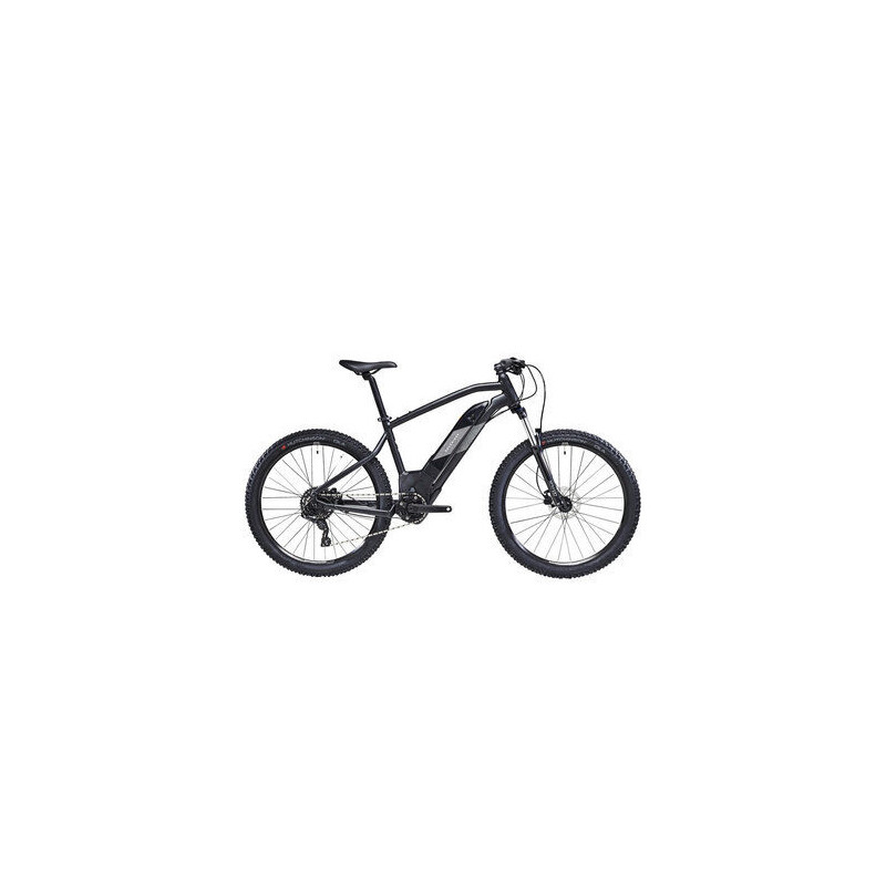 Bici eléctrica de montaña 27,5" Ebike Rockrider E-ST 500 Negro